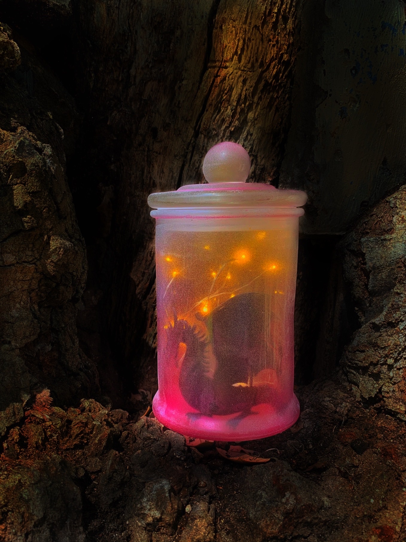 Dragon Luminary Jar